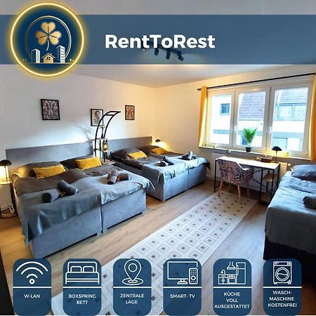 Rtr Essen - Fuer Bis Zu 8 Personen - Voll Ausgestattet - Zentral Limbecker Platz - Messe - Uniklinikum - Smart Tv - Modern Apartment ภายนอก รูปภาพ