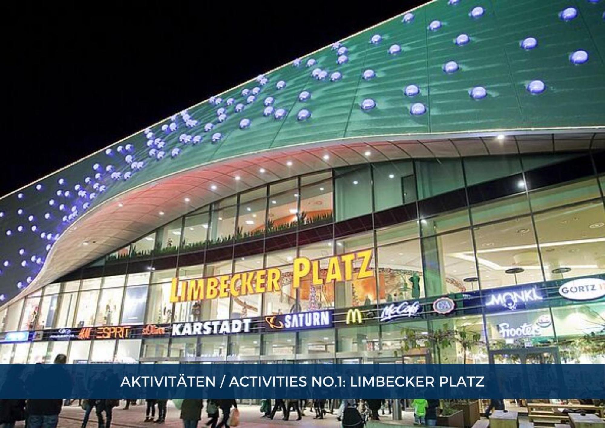 Rtr Essen - Fuer Bis Zu 8 Personen - Voll Ausgestattet - Zentral Limbecker Platz - Messe - Uniklinikum - Smart Tv - Modern Apartment ภายนอก รูปภาพ